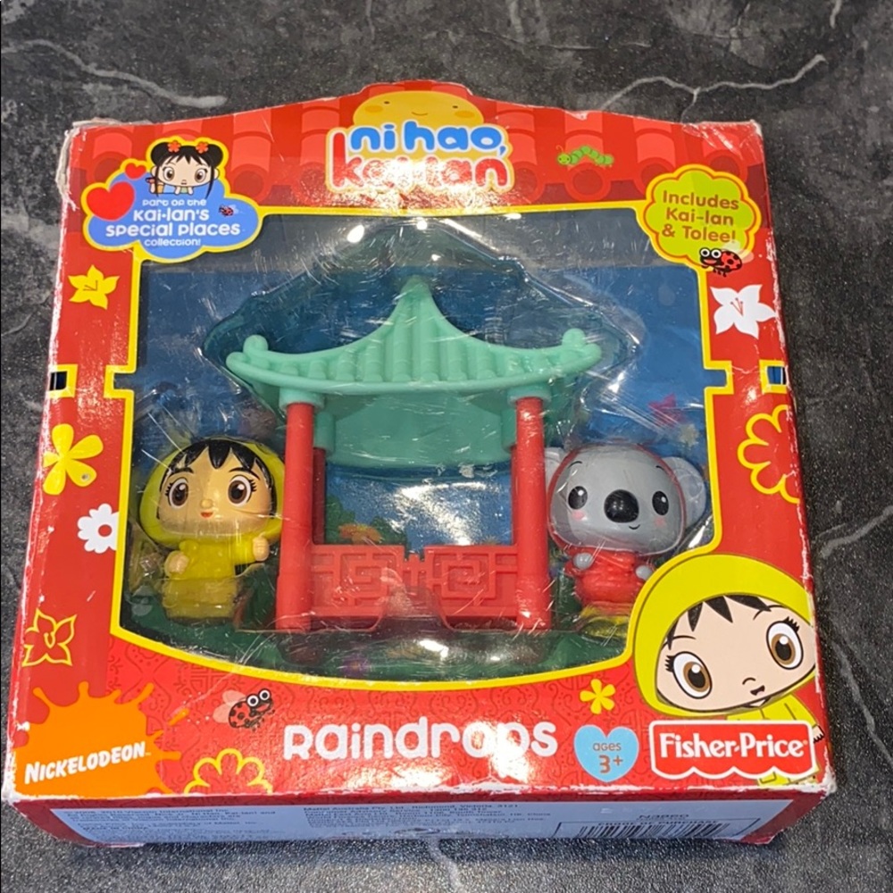 Fisher Price nihao, kai-lan Raindrops Figurine Set